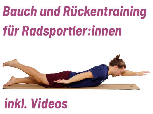 6 Wochen Bauch- und Rückentraining für Radsportler:innen