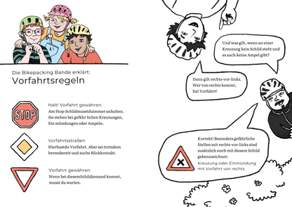 Die wichtigsten Vorfahrtsregeln für Kinder (kostenloser Download)