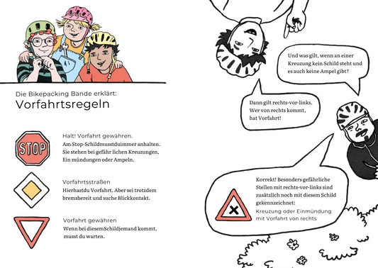 Die wichtigsten Vorfahrtsregeln für Kinder (kostenloser Download)