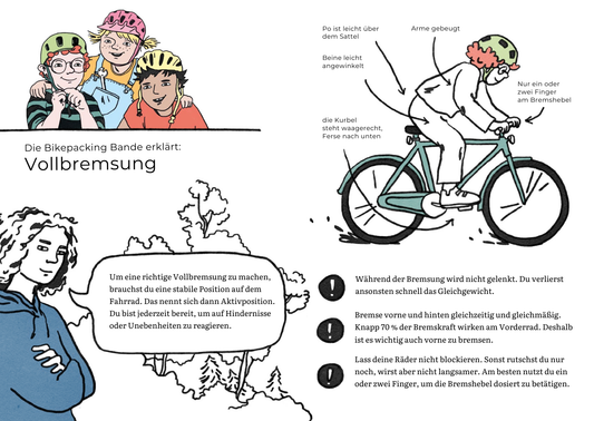 Wie geht eine Gefahrenbremsung auf dem Fahrrad? (kostenloser Download)